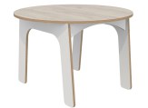 Keukenhof bso tafel rond  90 cm Wit Tangara Groothandel voor Kinderopvang inrichtingen